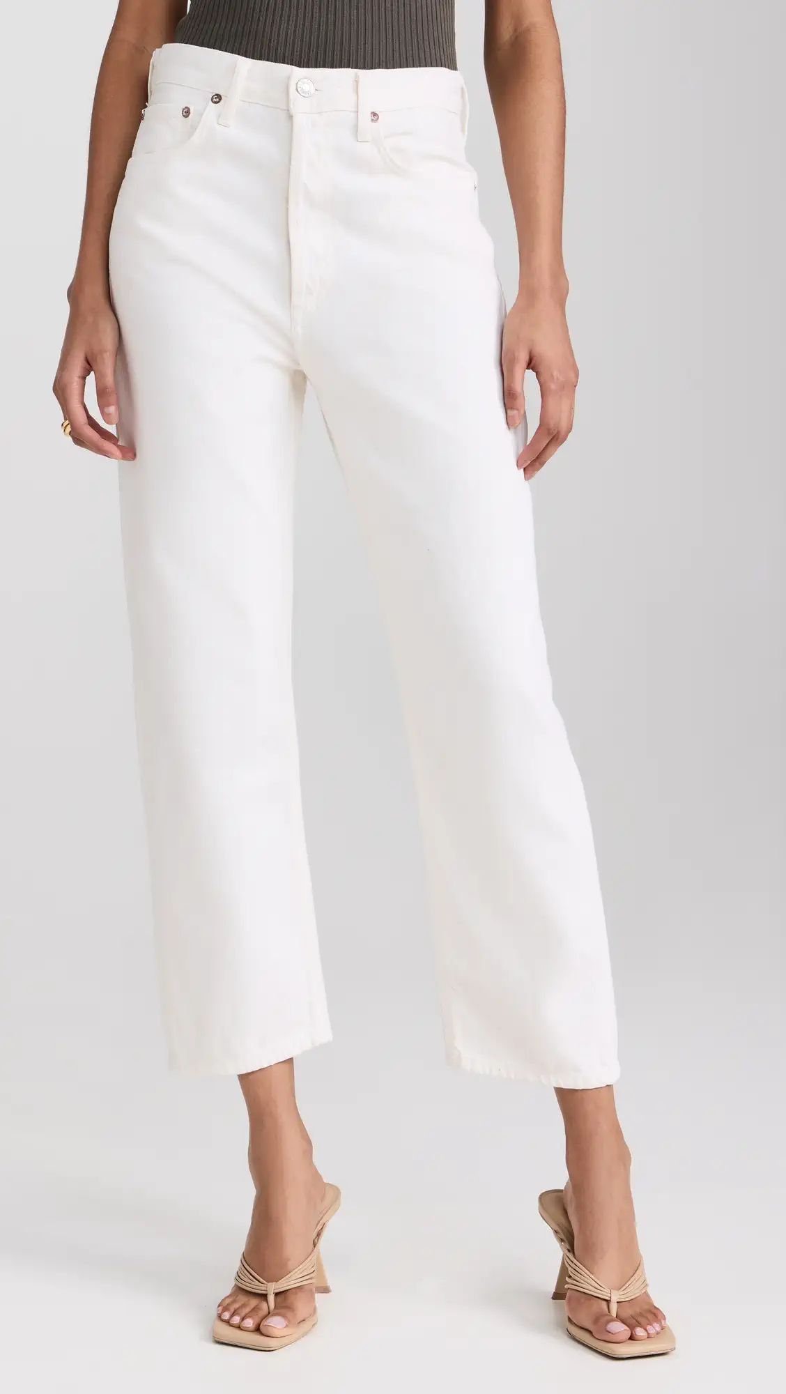AGOLDE 90s Crop: Mid Rise Loose Straight Jeans | Shopbop | Shopbop