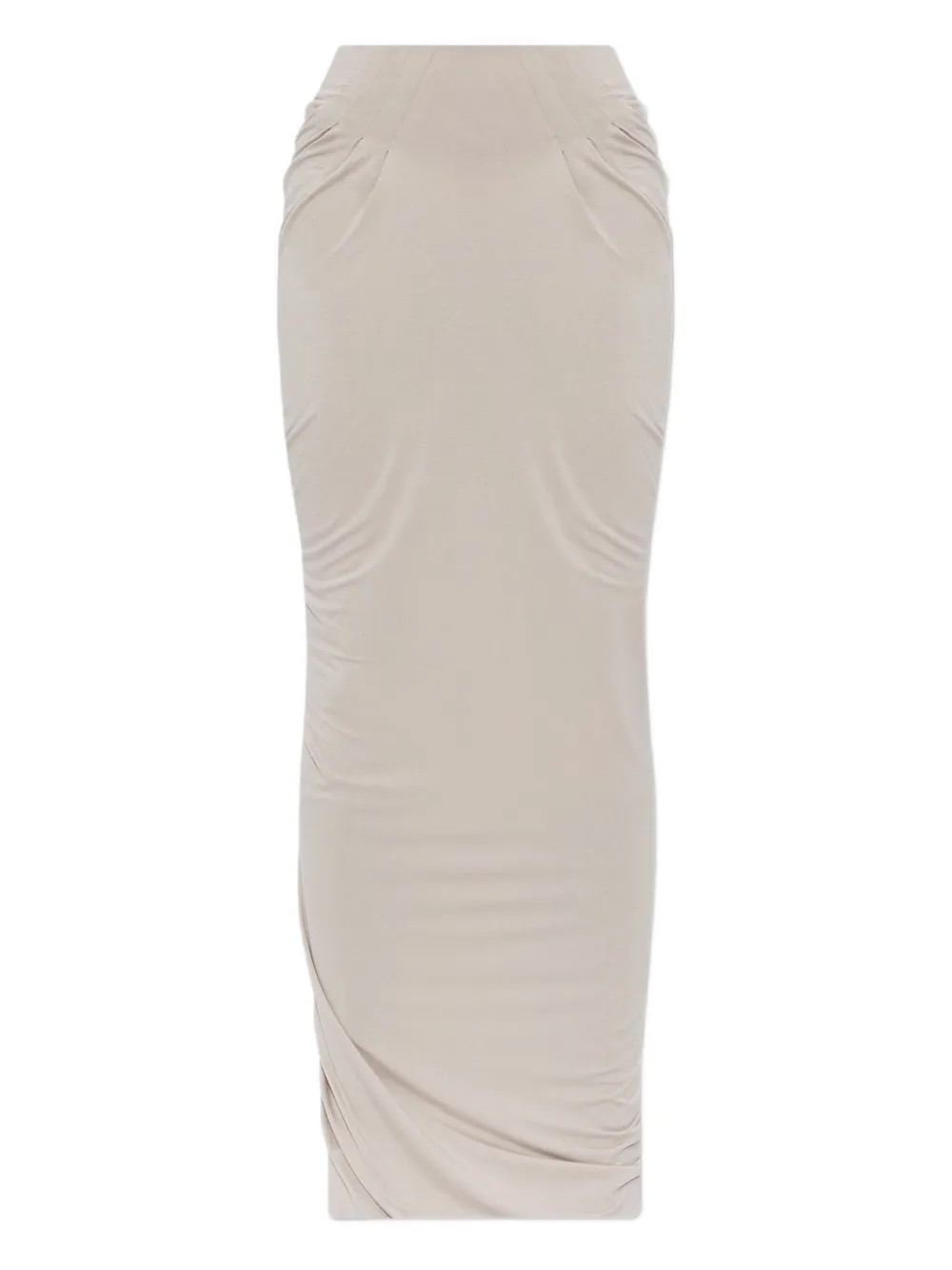 ENTIRE STUDIOS Draped Jersey Skirt | White | FARFETCH | Farfetch Global