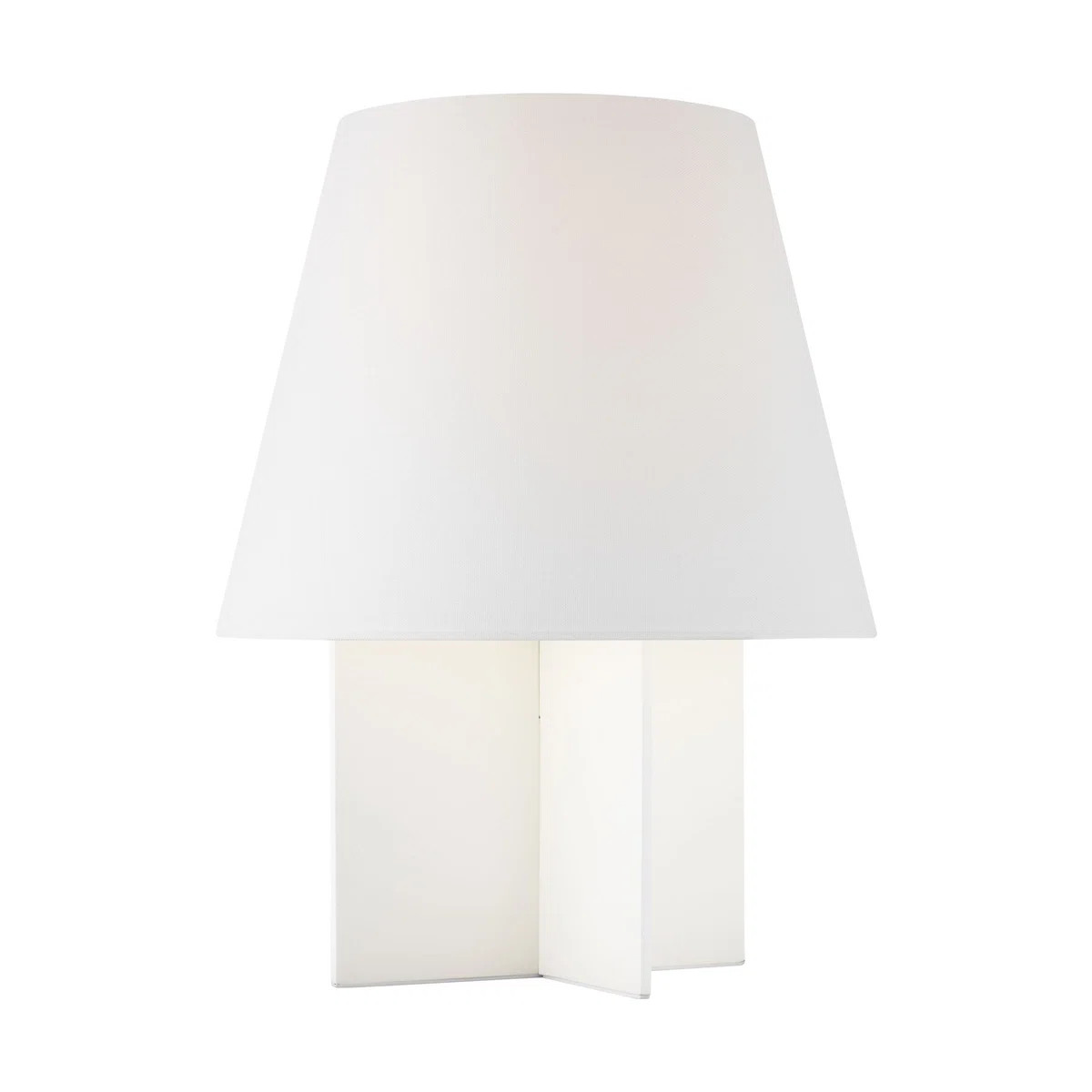 Kelly Wearstler Blocco 1 Light Bedroom Home Office Living Room Lamp In Soft Linen Finish With Lin... | Wayfair North America
