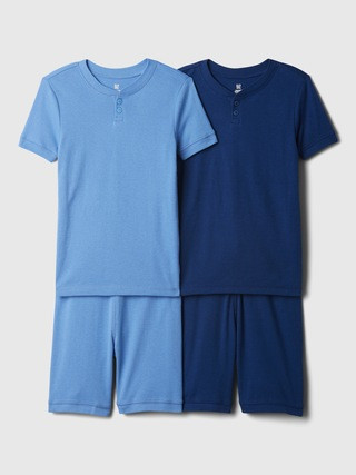Kids Organic Cotton Henley PJ Set (2-Pack) | Gap (US)