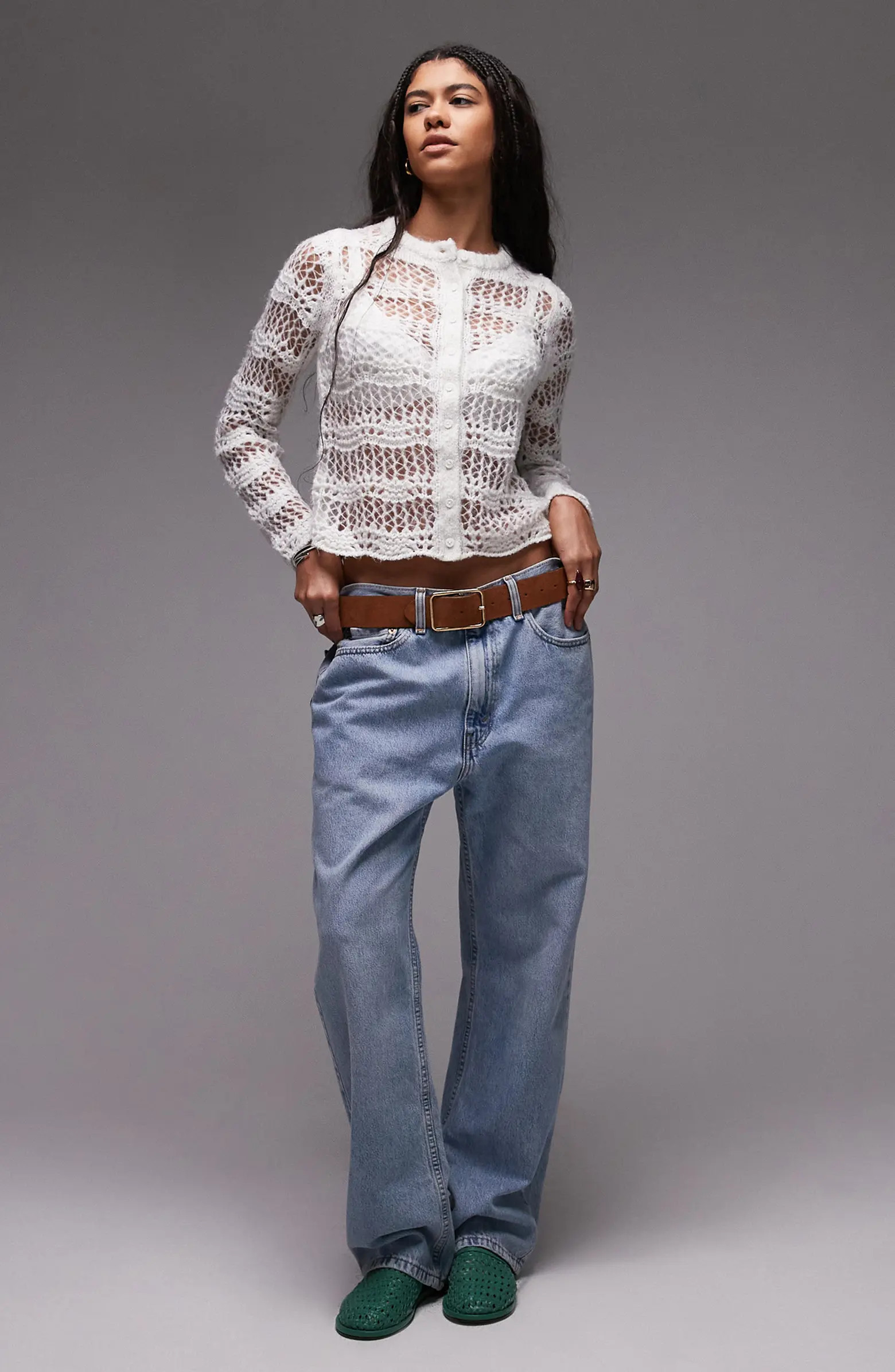 Topshop Open Stitch Cardigan | Nordstrom | Nordstrom