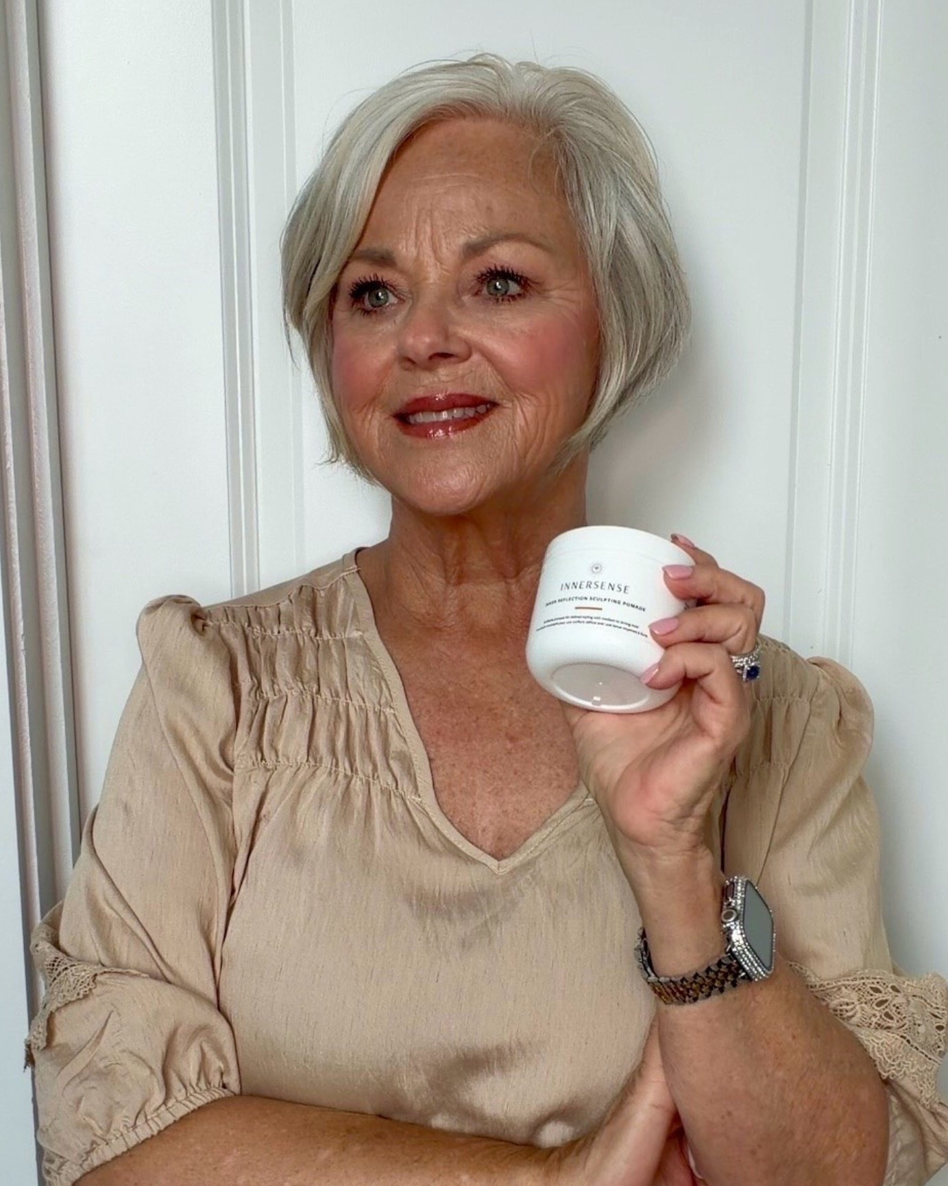 Good hair days start with the right products! ✨

A little Innersense Inner Reflection Sculpting Pomade goes a long way in taming flyaways, adding texture, and giving my style that polished finish without feeling stiff or sticky. Whether you're creating volume, defining layers, or smoothing those pesky baby hairs, this has become a staple in my hair routine. 💁‍♀️

Because great style isn't about age—it's about confidence! ❤️

#LTKBeauty #LTKgrwm #LTKOver40