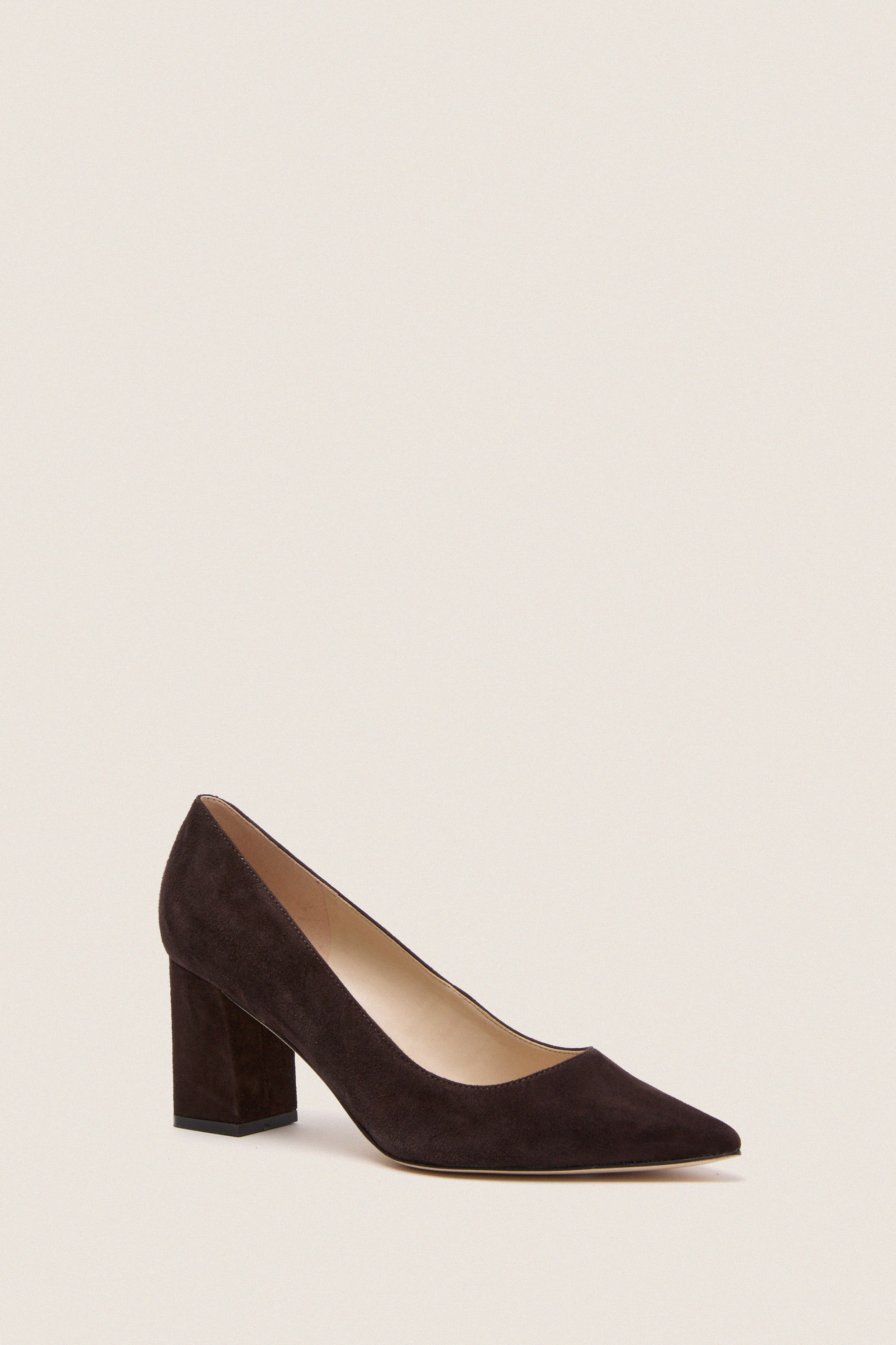 Dark Brown Zala Heels | Tuckernuck (US)