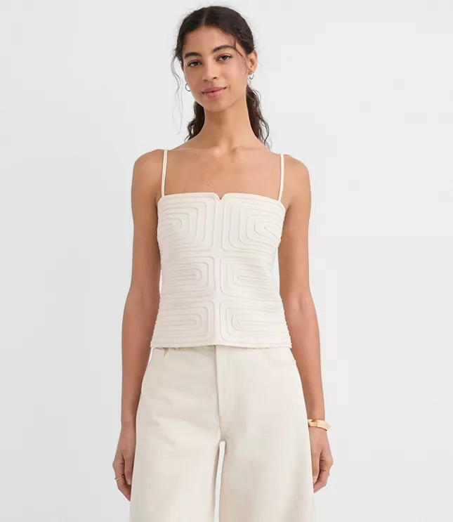 Geo Soutache Cami | LOFT