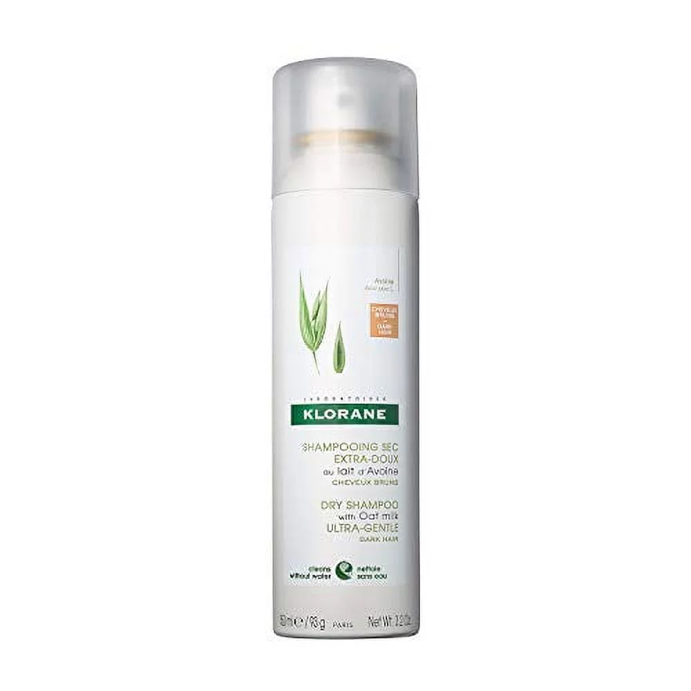 Klorane Dry Shampoo with Oat Milk, For Dark Hair, Natural Tint, All Hair Types, Paraben & Sulfate... | Walmart (US)