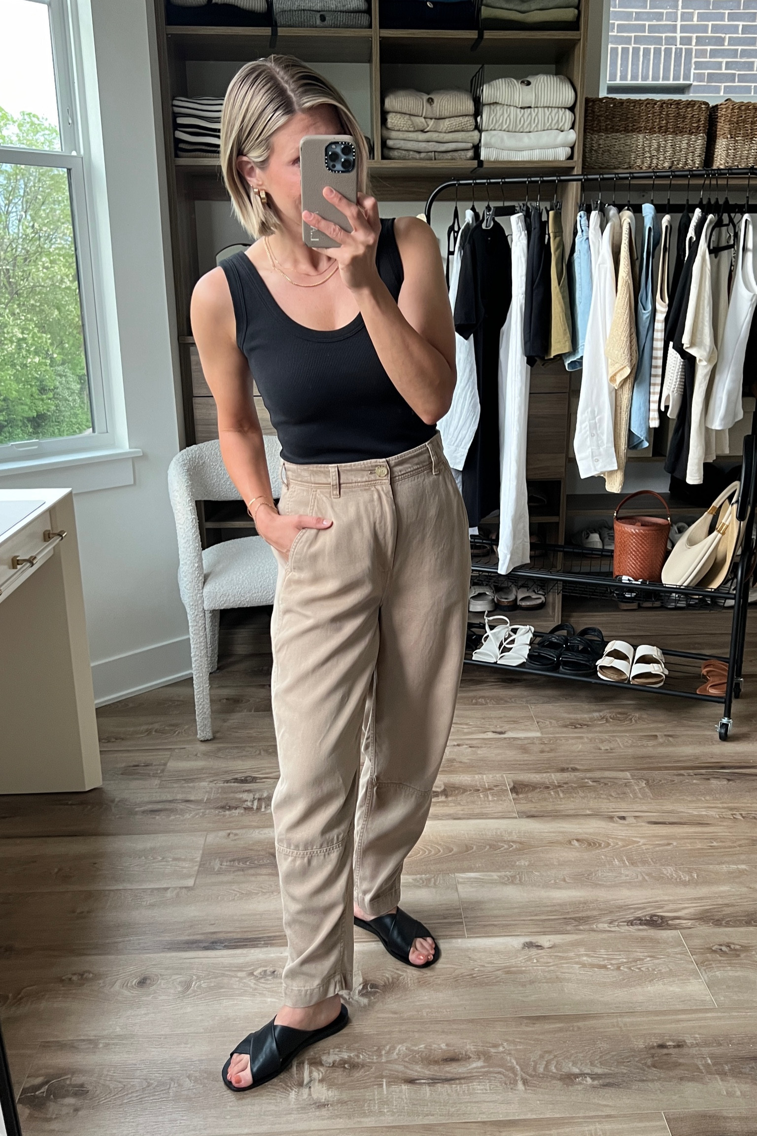 Wearing 2 tencel pants -size down one for more fitted- (Code: LINDSEY10 (repeat) or LINDSEY20 (new))

#LTKstyletip #LTKfindsunder50 #LTKfindsunder100