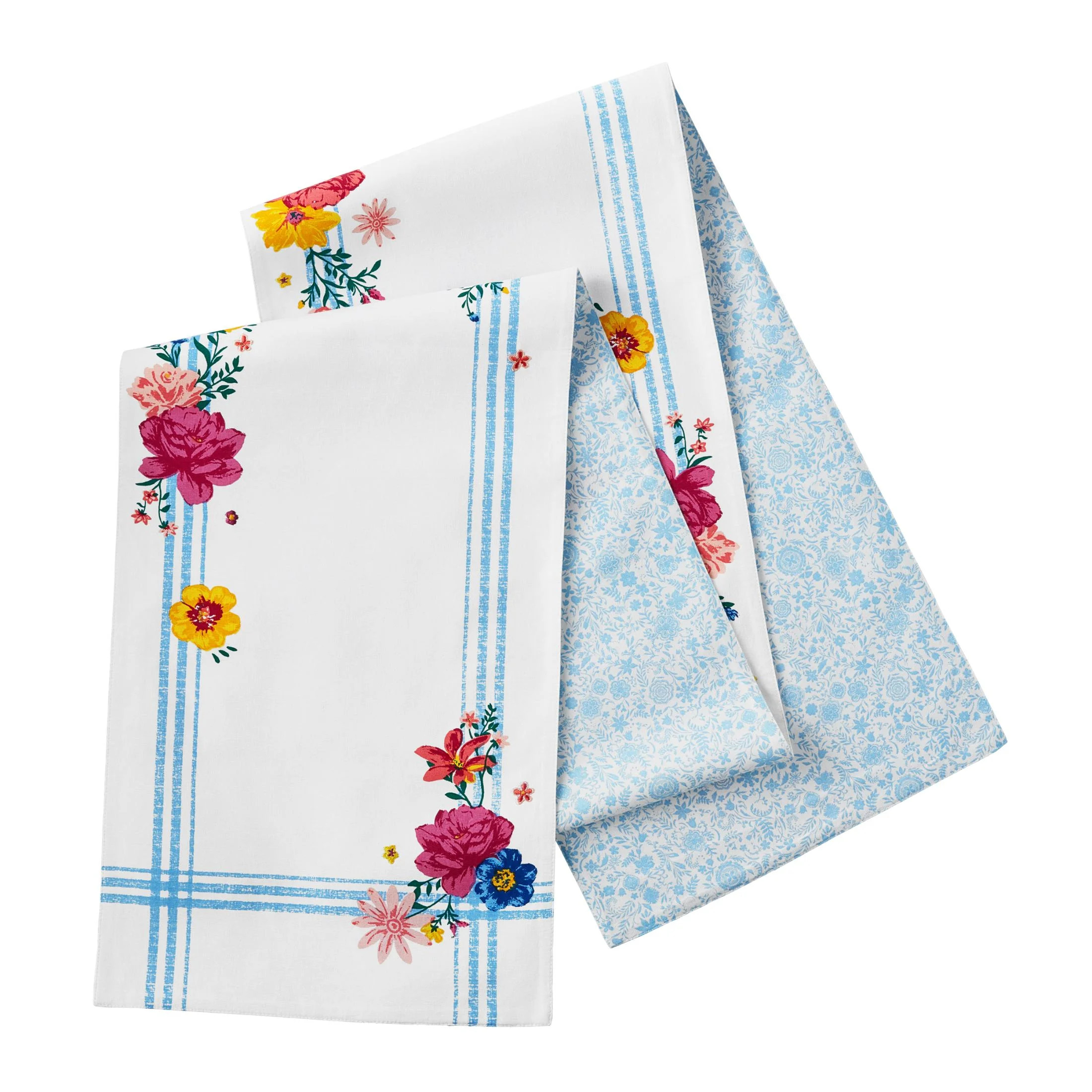 The Pioneer Woman Flowering Frontier Fabric Table Runner, Multicolor, 14"W x 90"L | Walmart (US)