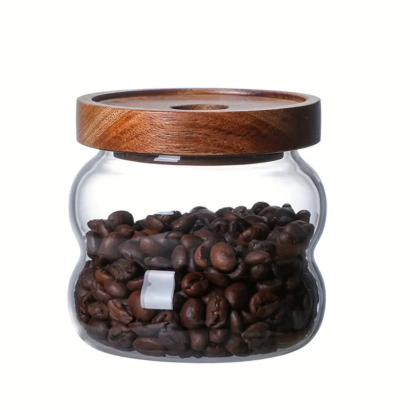Creative Airtight Glass Jars Lids Glass Canisters Coffee - Temu | Temu Affiliate Program