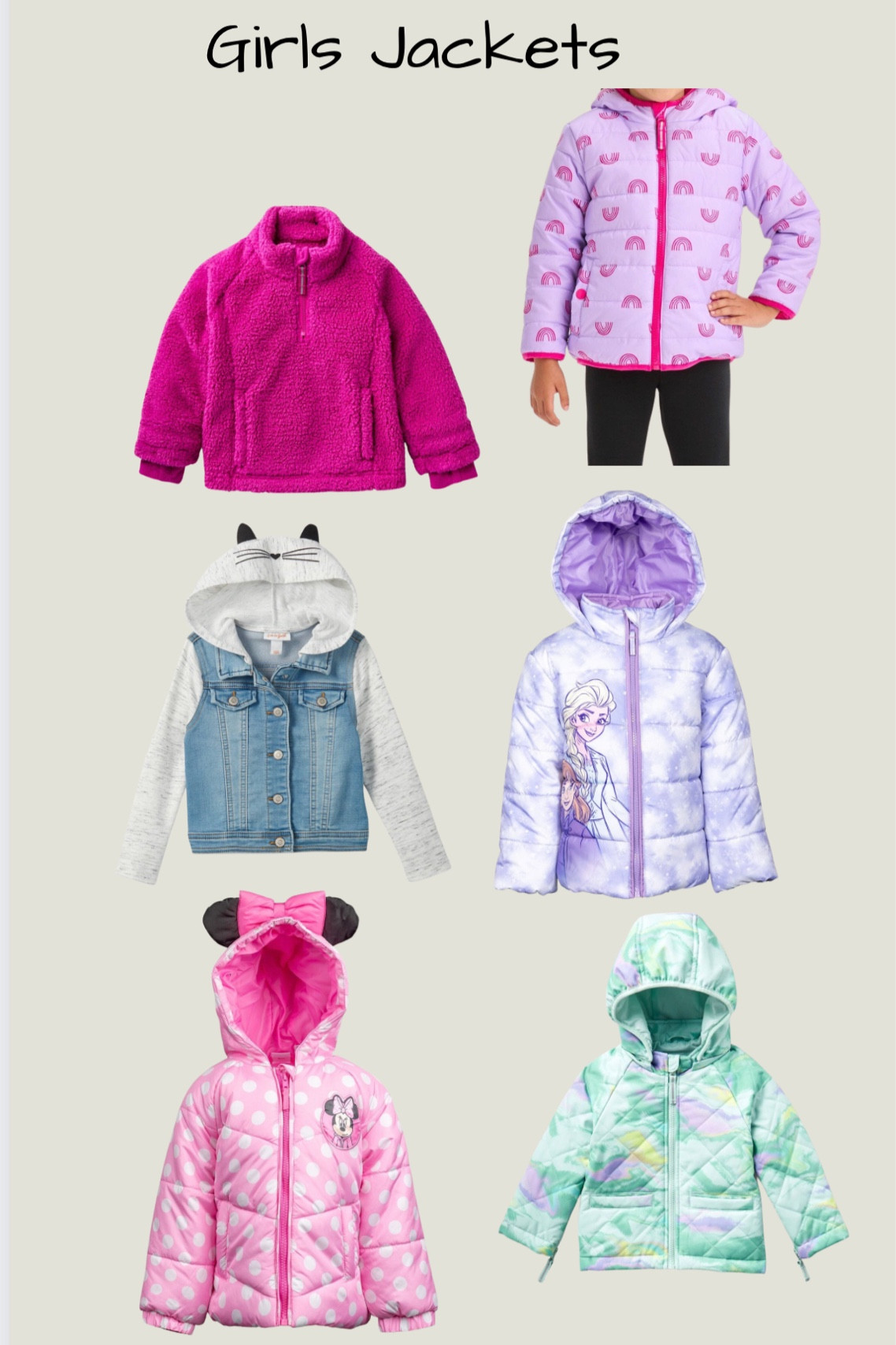 Girls winter and fall jackets 
Fleece• reversible• puffer coats
Size 5T

#LTKSeasonal #LTKkids #LTKunder50
