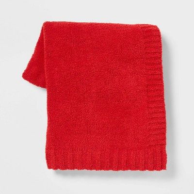 Cozy Knit Heathered Throw Blanket - Threshold™ | Target