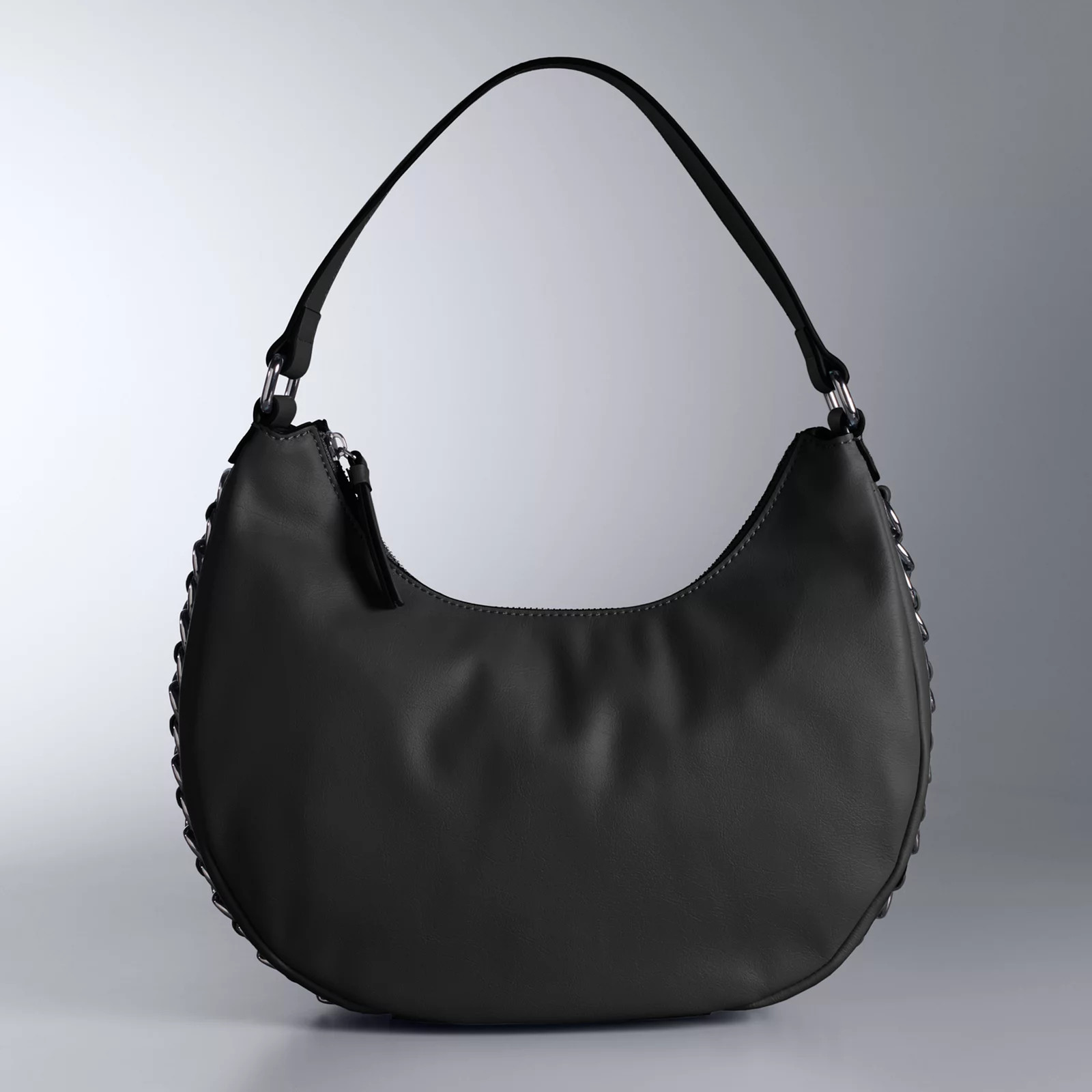 Simply Vera Vera Wang Jade Crescent Shoulder Bag With Chain | Kohl's