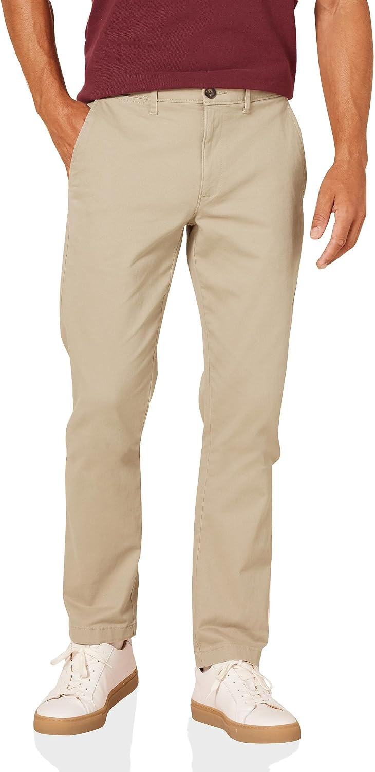Amazon Essentials Men's Slim-Fit All-Day Stretch Casual Chino Pant | Amazon (US)