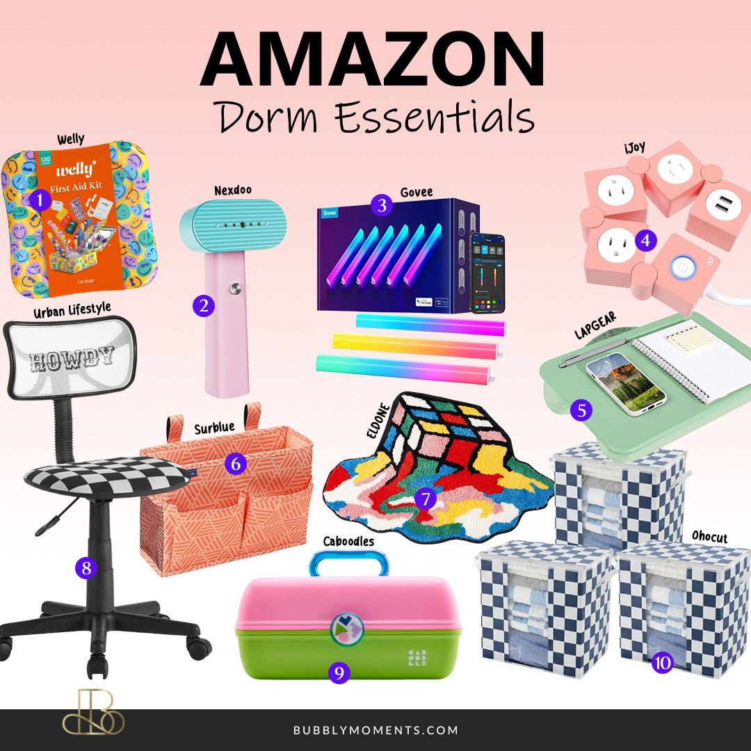 🏠 Dorm room essentials you'll want for college! These Amazon finds can help make your dorm room more organized, comfortable, and ready for everyday student life. From storage solutions and study supplies to room decor and daily essentials, these picks are great for creating a space you'll love. Whether you're moving into a dorm for the first time or updating your current setup, check out these must-have finds. Save this post for later and browse your favorites!
#LTKFinds #LTKStyle #LTKSeasonal #DormEssentials #DormRoom #CollegeLife #StudentLife #BackToSchool #CollegeEssentials #DormDecor #CampusLife #StudySpace #AmazonFinds #AmazonFavorites #Organization #DormLife #CollegeStudent #UniversityLife #SchoolRe 

 