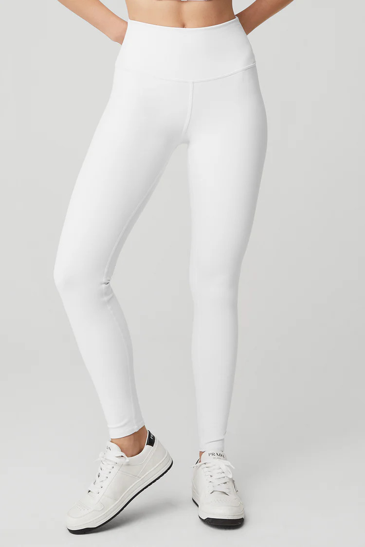 High-Waist Airbrush Legging - White | Alo Yoga (US)