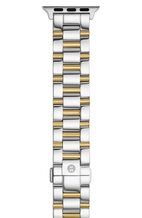 MICHELE 20mm Apple Watch® Bracelet Watchband in 2T Gold at Nordstrom | Nordstrom