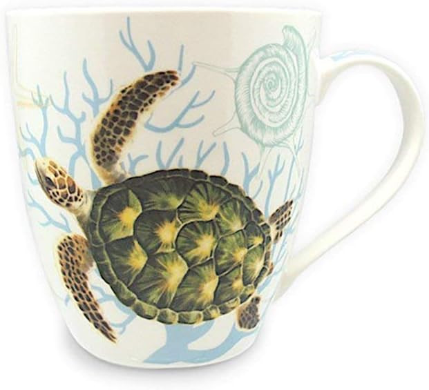 18 oz Hawaiian U-Shape Mug Honu Turtle Voyage | Amazon (US)