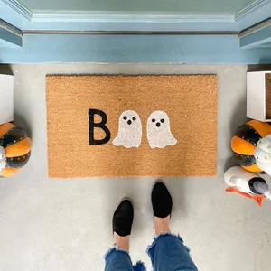 Halloween Doormat, Ghost Doormat Large, Ghost Decor, Halloween Decor, Boo Doormat, Halloween Deco... | Etsy (US)