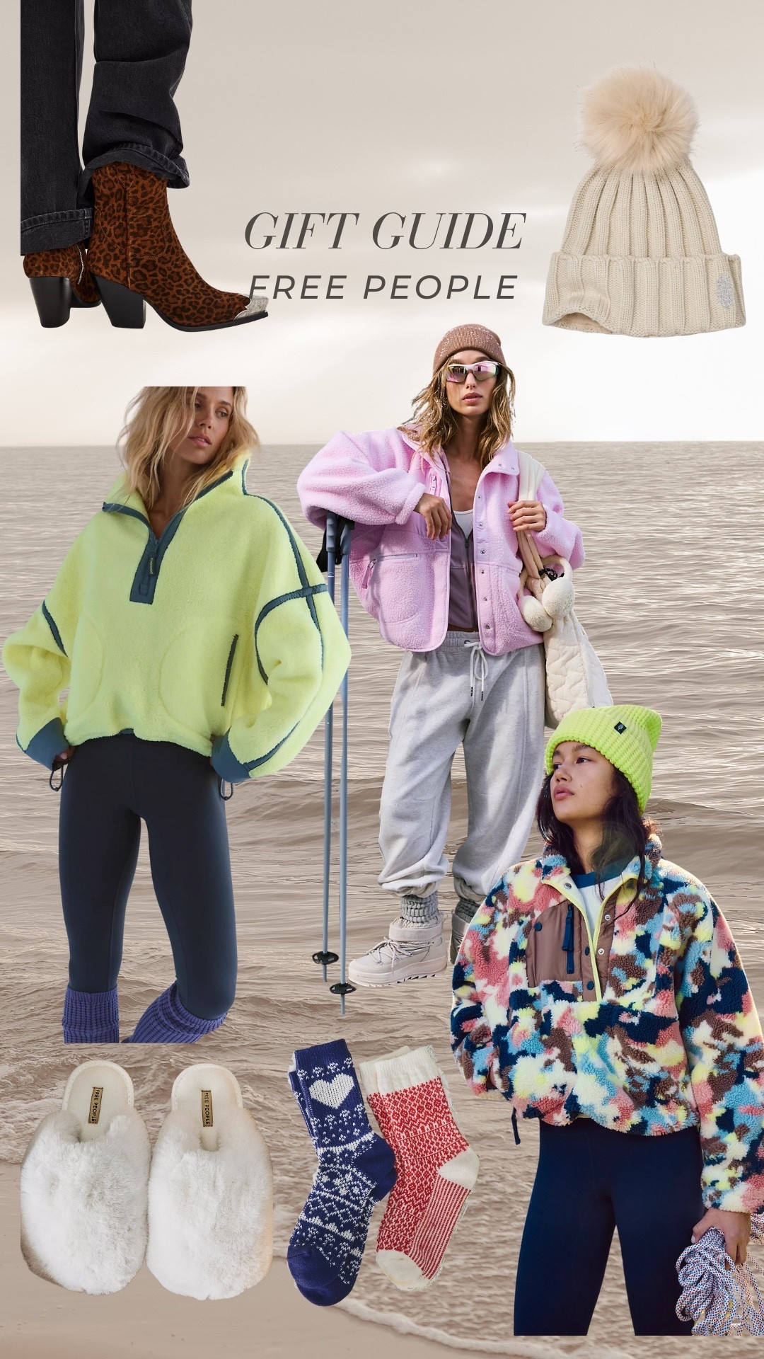 Free People Gift Guide for the cozy cool gorl ❄️

#LTKSeasonal #LTKGiftGuide #LTKActive