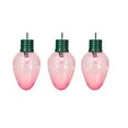 Holiday Time Giant Pink LED Christmas Bulb, 14-inches, Set of 3 | Walmart (US)