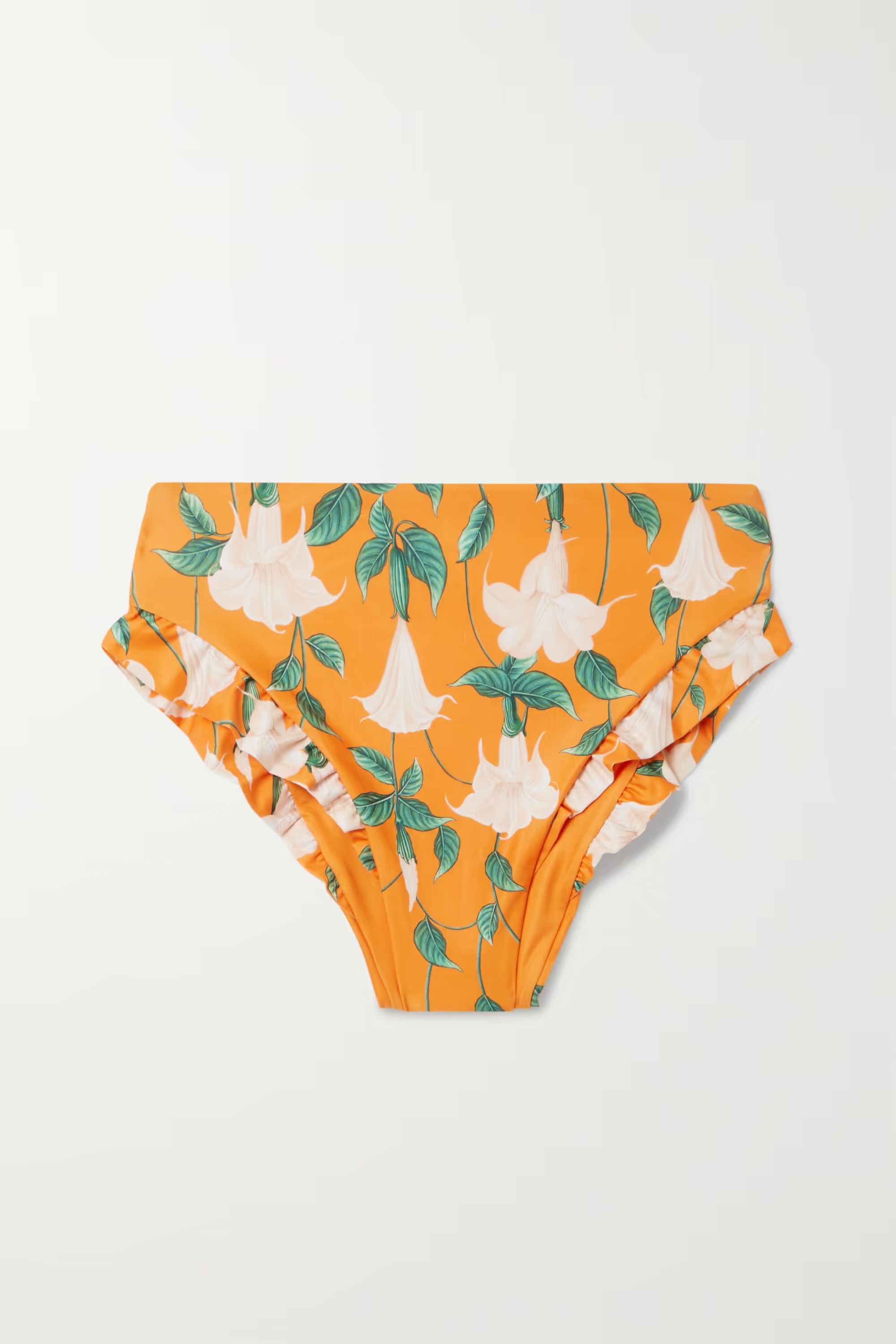 Jengibre ruffled floral-print recycled bikini bottoms | NET-A-PORTER (US)