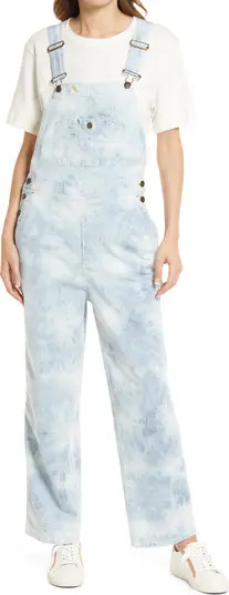 Mechanic Stripe Denim Overalls | Nordstrom
