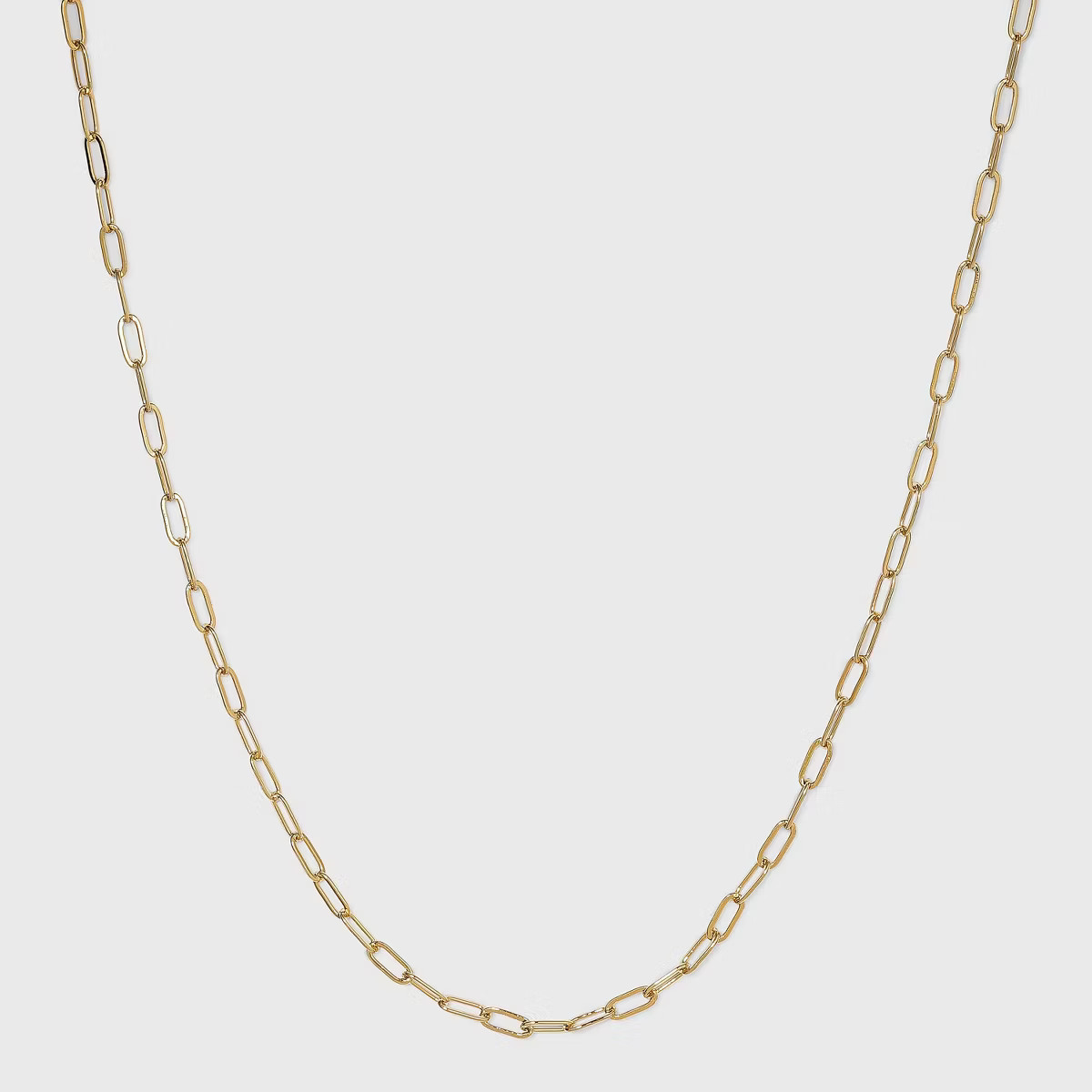 14K Gold Plated 16" Paperlink Chain Necklace - A New Day™ | Target