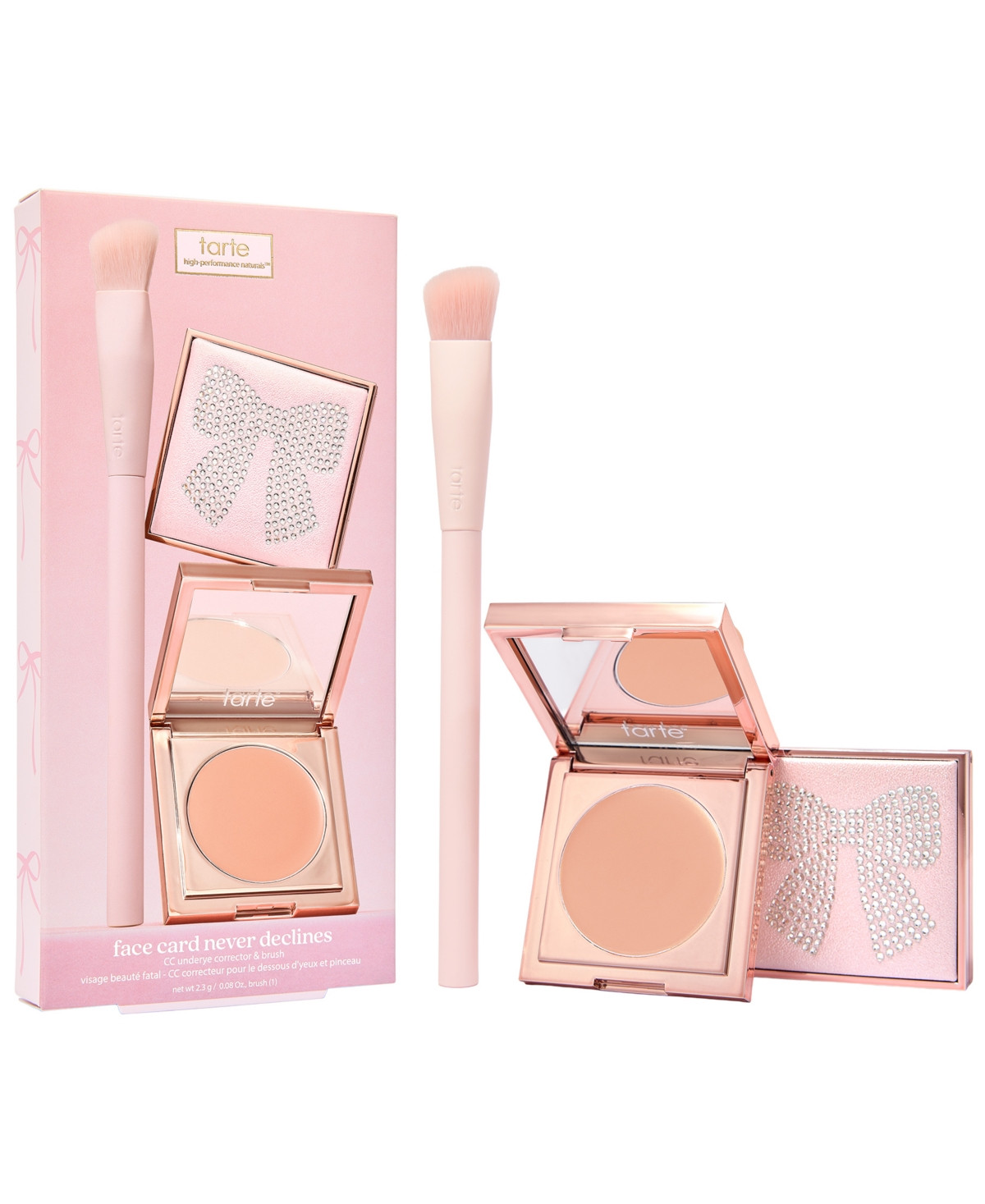 Tarte 2-Piece Face Card Never Declines Cc Undereye & Brush Set - Light Medium | Macy's
