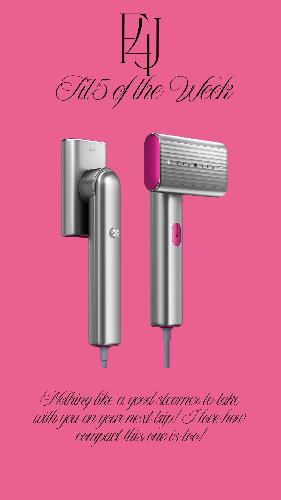 Your next "need to have" item for travel! Nothing like a portable, compact steamer to take with you on your next trip! 

Fit4Janine, Amazon Prime Day, Sale Alert 

 #LTKSaleAlert #LTKFindsUnder50 #LTKTravel