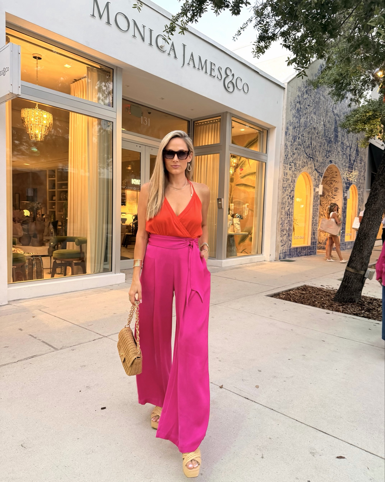 Miami nights in this sexy jumpsuit 🩷🧡 size 4

#LTKdayinmylife #LTKOver40 #LTKgrwm