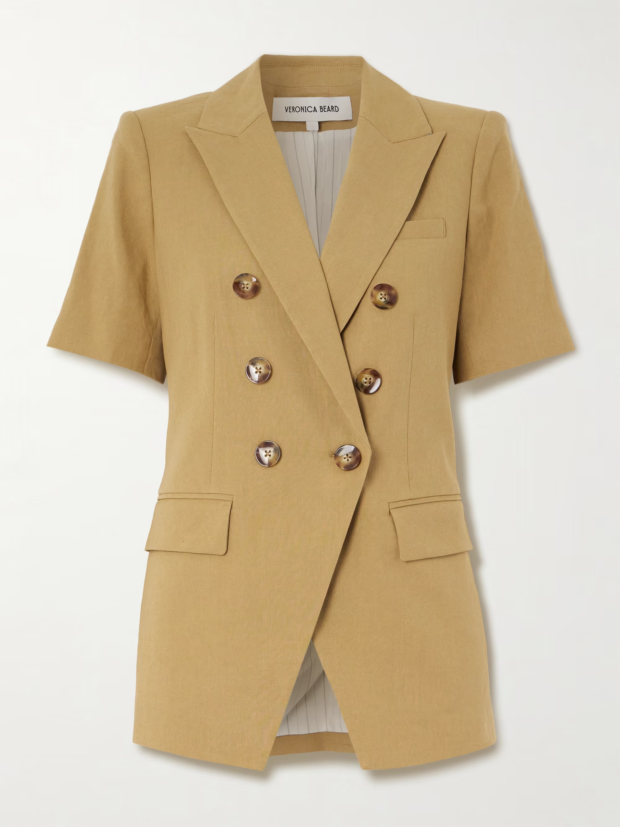 Atwood Dickey double-breasted linen-blend jacket | NET-A-PORTER (US)