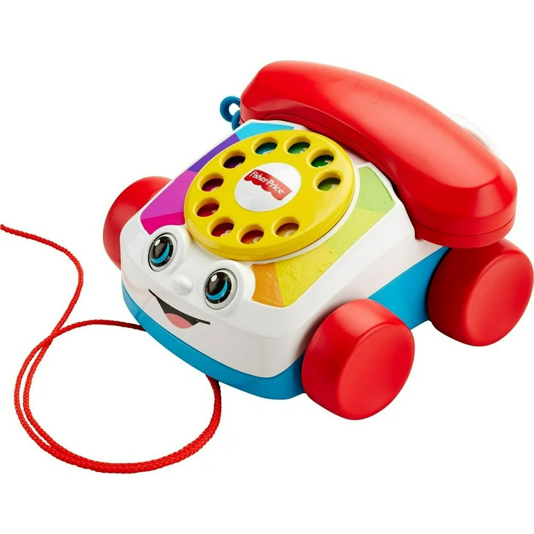 Fisher-Price Chatter Telephone Baby and Toddler Pull Toy Phone with Rotary Dial | Walmart (US)