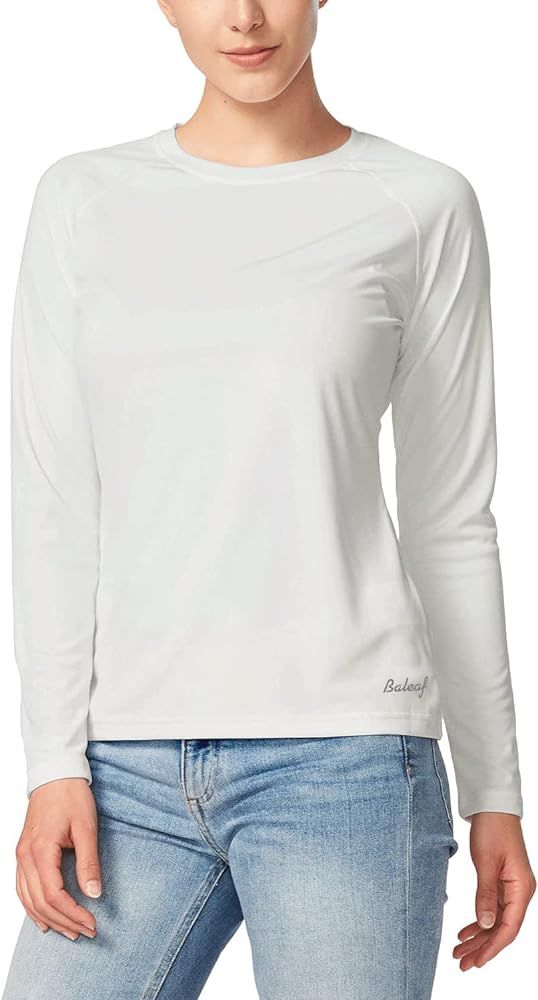 BALEAF Women's Long Sleeve Shirts UPF50+ Sun Protection Quick Dry Hiking Fishing | Amazon (US)