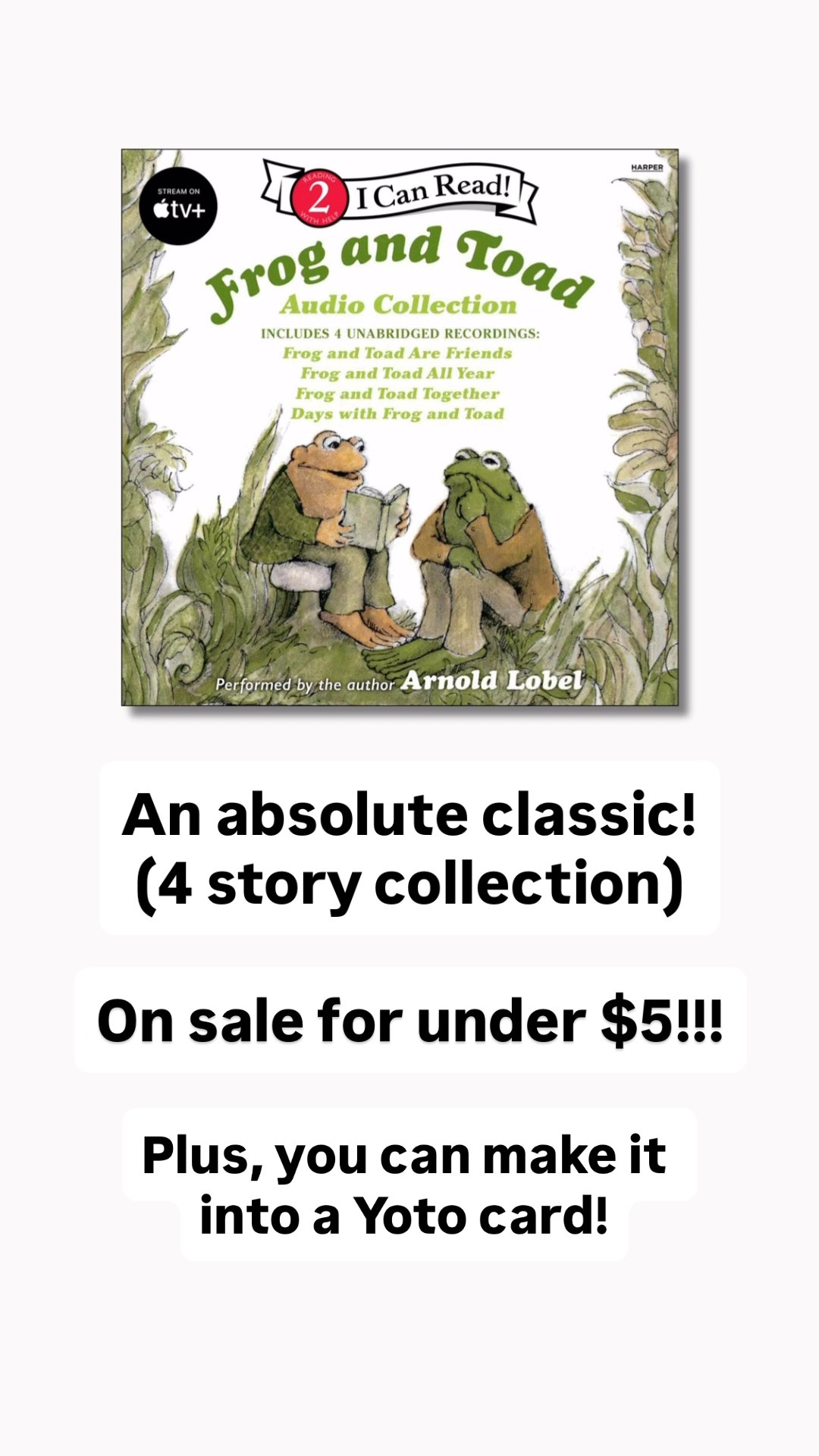 An audiobook deal under $5!
This one has been an absolute hit at our house over the years. 
(Plus, you can make it into a Yoto card!)

#LTKSaleAlert #LTKKids