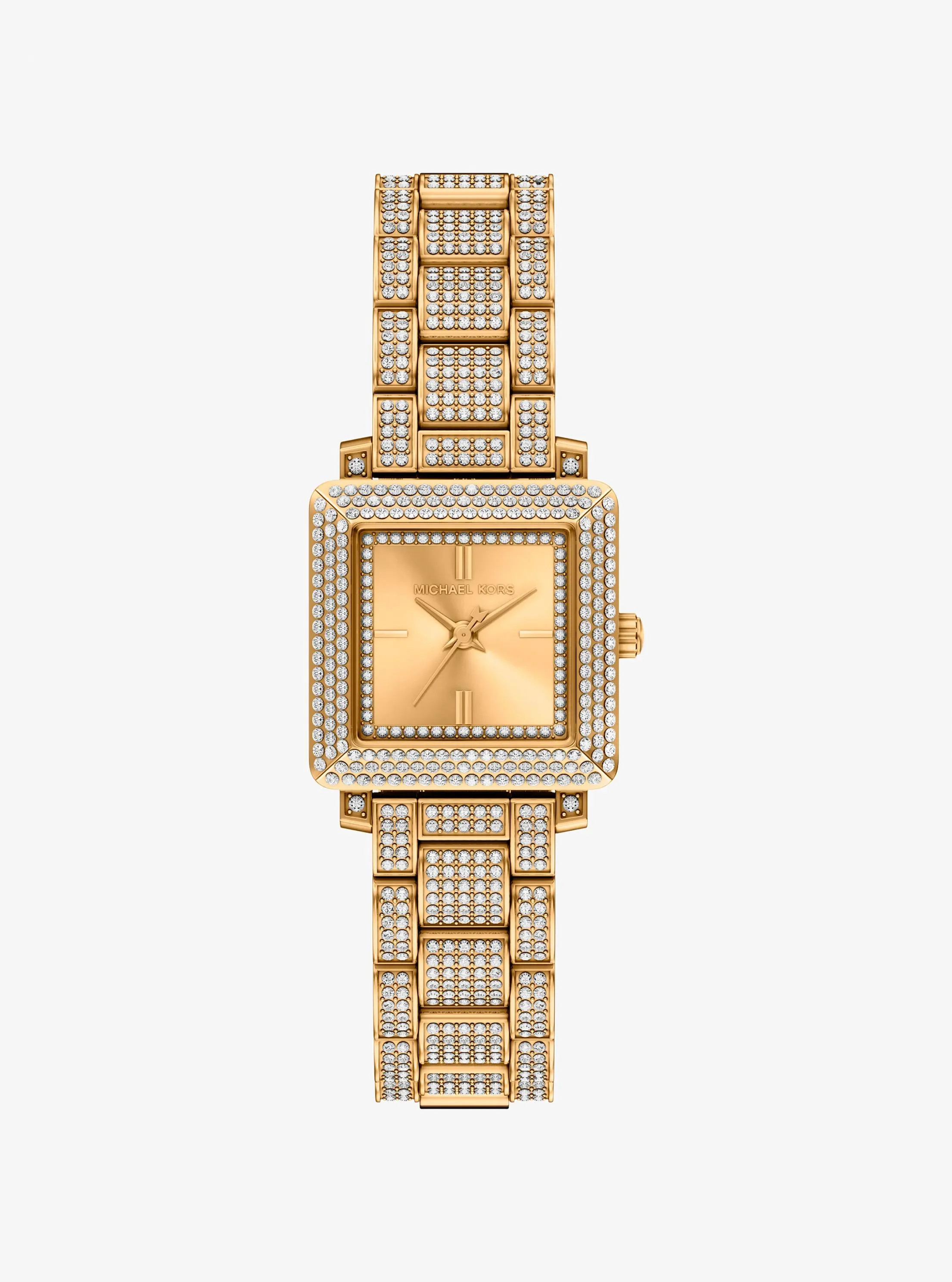 Petite Gwynn Pavé Gold-Tone Watch | Shop Simon