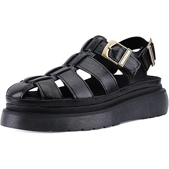 Platform Sandals for Women Chunky Ankle Buckle Casual Open Toe Comfortable Flower Decoration Fish... | Amazon (US)