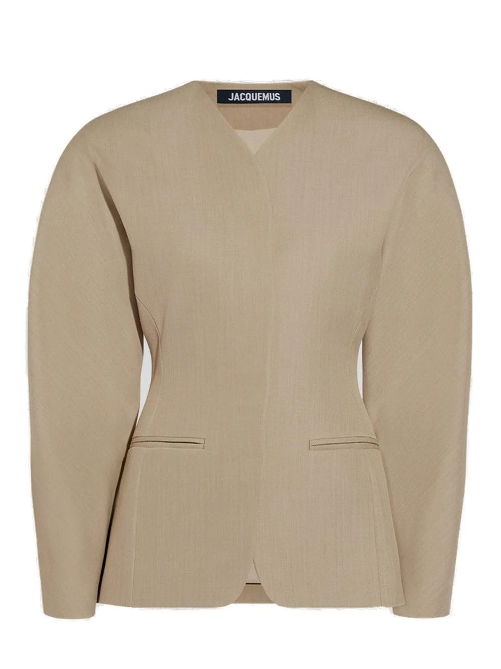 Jacquemus La Veste Ovalo Fitted Jacket | Cettire Global