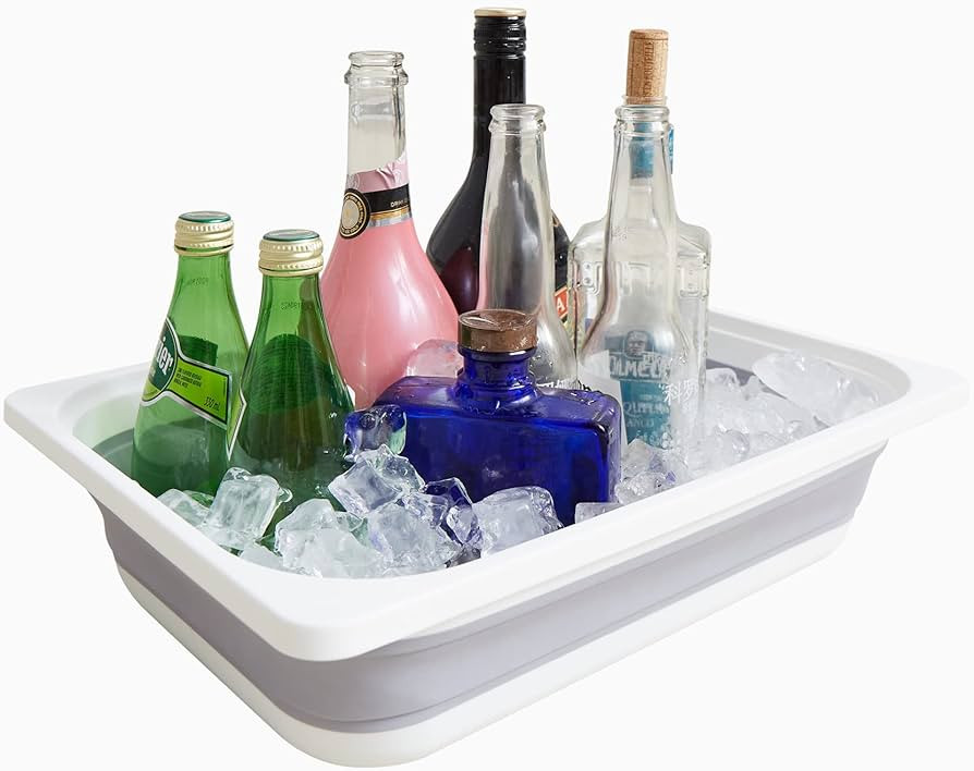 Beright Storage Box, 2.5 Gal Collapsible Wash Basin Folding Dish Tub Sink, Space Saving for Dishi... | Amazon (US)