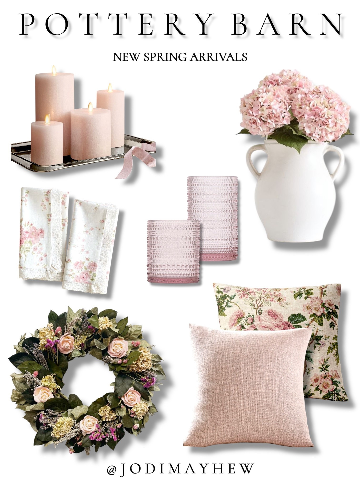 Pottery Barn: New Spring Arrivals

#pink #blush #floral #love #shack #fancy #pottery #barn #new #spring #arrivals #home #decor #candles #led #flameless #lace #napkins #cloth #glasses #dining #drink #ware #beverage #wreath #rose #throw #pillow #vase #planter #stems #hydrangea #tray #silver #sale #beaded #glass

#LTKSaleAlert #LTKHome #LTKSpringSale