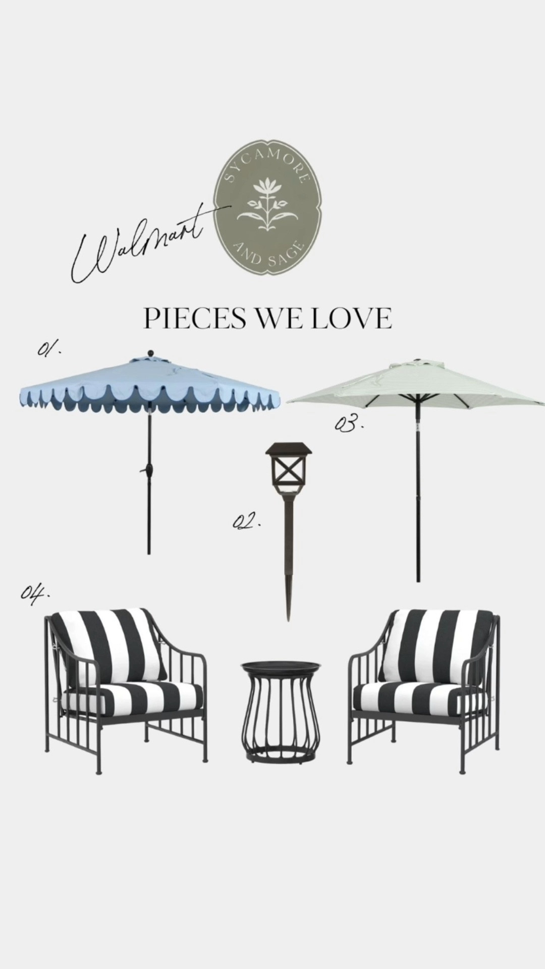 We just found the most amazing summer patio collection at Walmart and had to share! ☀️ From chic loungers to this gorgeous table and chairs set—it’s giving major designer vibes for a fraction of the price.

It’s fresh, on-trend, and the ultimate dupe that looks way more luxe than it costs. Your patio just got a serious upgrade 💫 Tap the link in our LTK to shop our favorite Walmart finds! 

#SycamoreandSage #WalmartHome #SummerPatioStyle #OutdoorLiving #LTKFinds #BudgetFriendlyDupes

#LTKSeasonal #LTKStyleTip #LTKHome