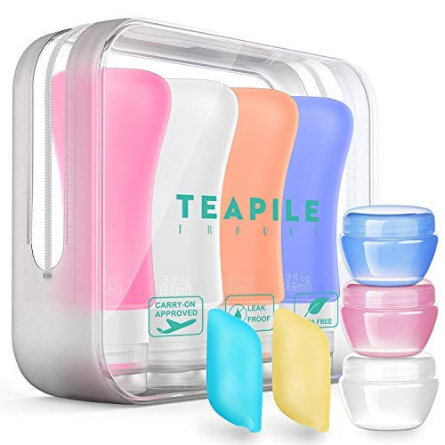 Amazon.com: 14 Pack Travel Bottles, TSA Approved Containers, 3oz Leak Proof Travel Accessories To... | Amazon (US)