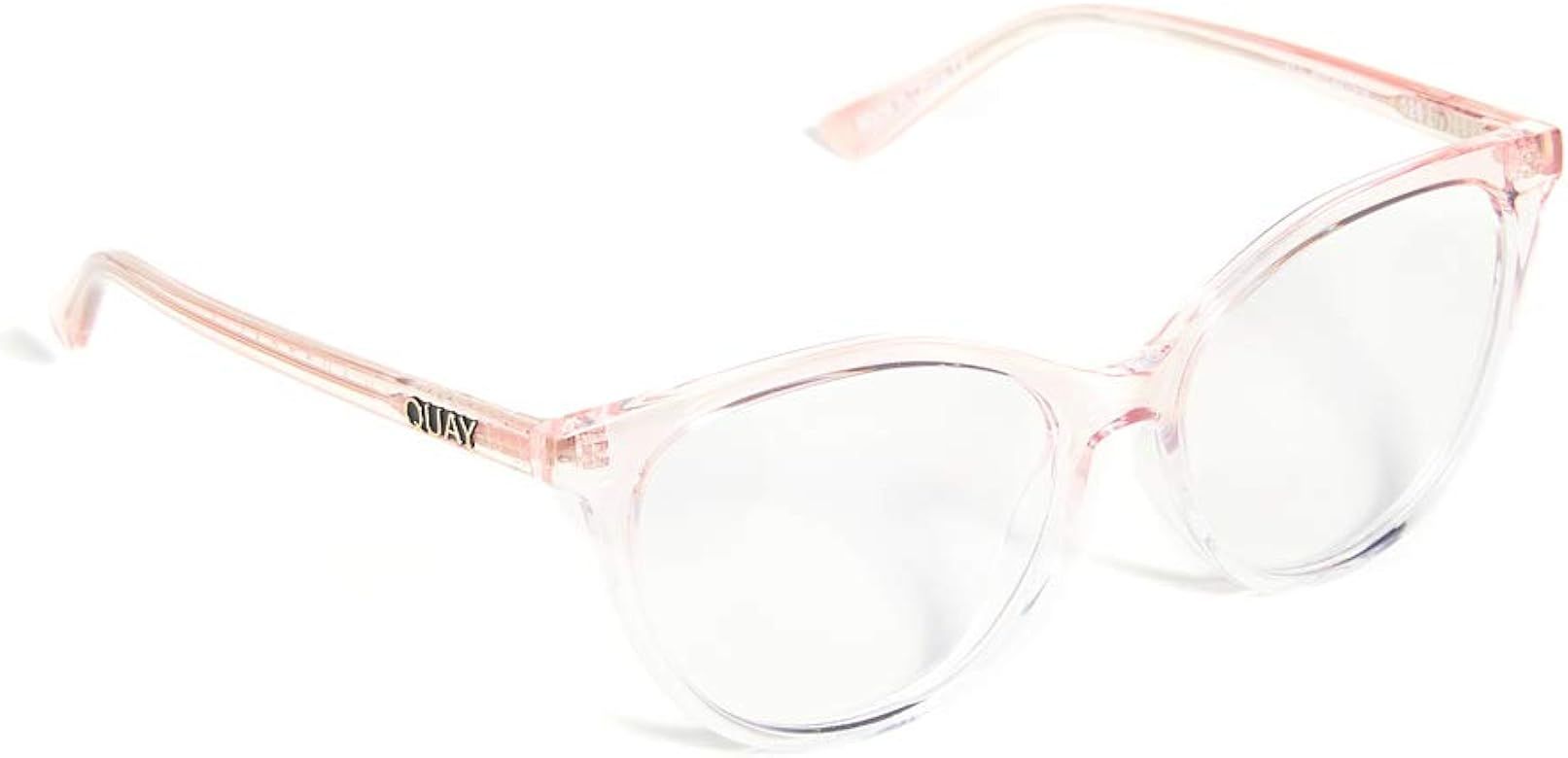 Quay Women's All Nighter Blue Light Glasses, Pink to Clear, One Size | Amazon (US)