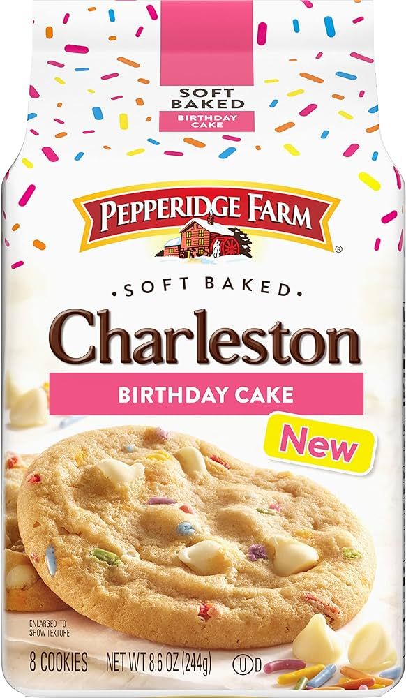 Pepperidge Farm Charleston, Soft Baked Birthday Cake 8.6 ounce Cookies | Amazon (US)