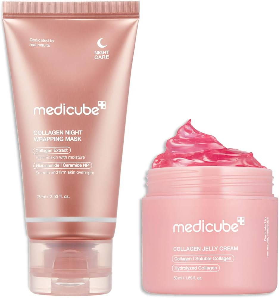 medicube Korean Collagen for Beginner: Collagen Overnight Wrapping Peel Off Facial Mask Pack and ... | Amazon (US)