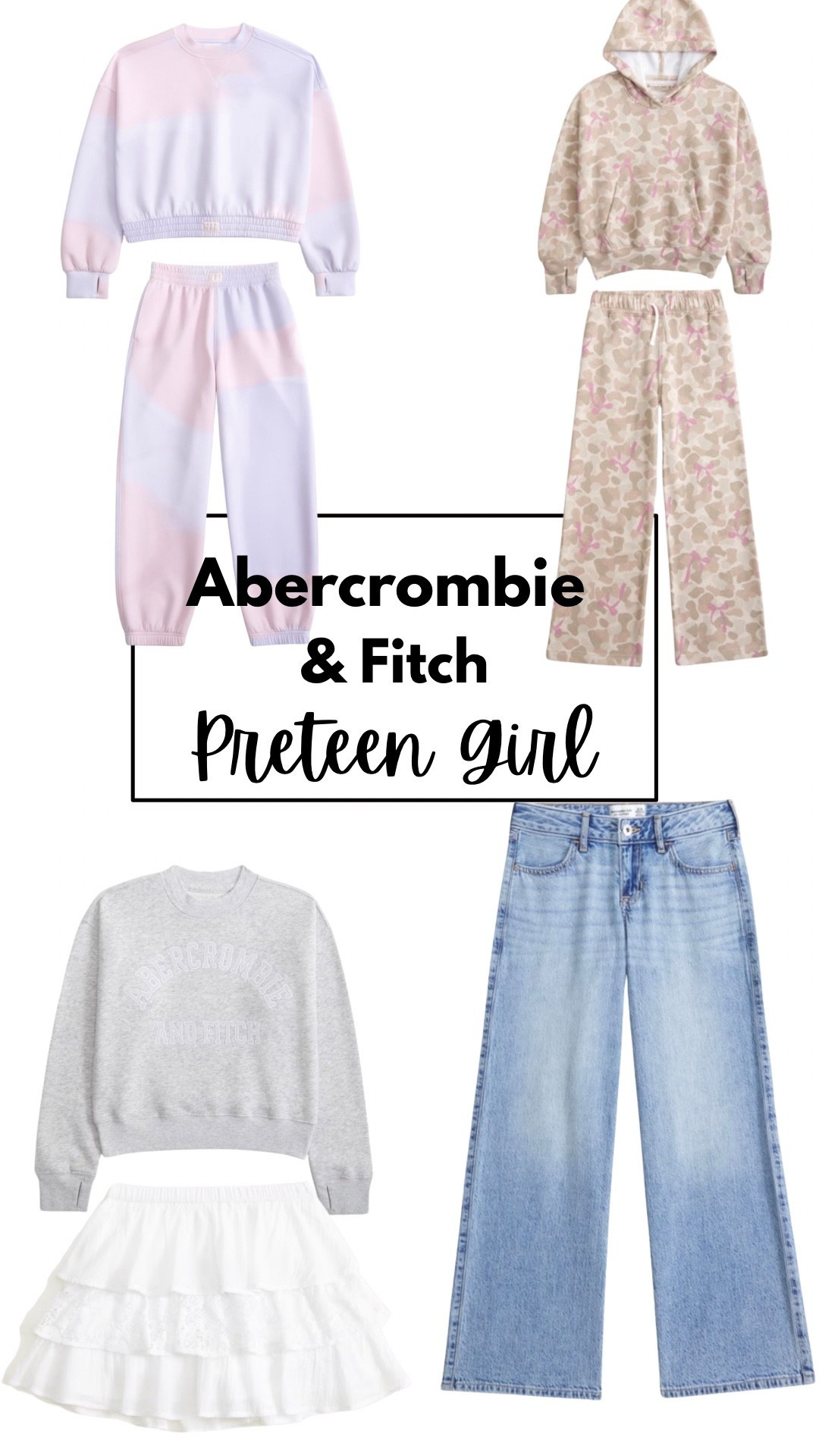 40% off Abercrombie & Fitch preteen girl clothes haul for Black Friday/Christmas sale! My oldest freaked out over the camo with bows… it’s so in! Free shipping over $100

#LTKCyberWeek #LTKHoliday #LTKGiftGuide