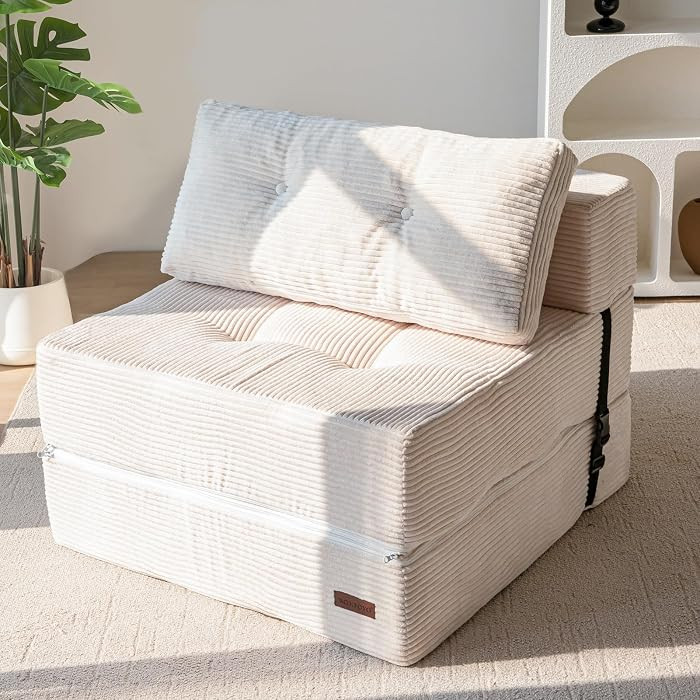 MAXYOYO Folding Sofa Bed, Convertible Sofa Bed with High-Density Support Foam, Portable 4 in 1 Fo... | Amazon (US)