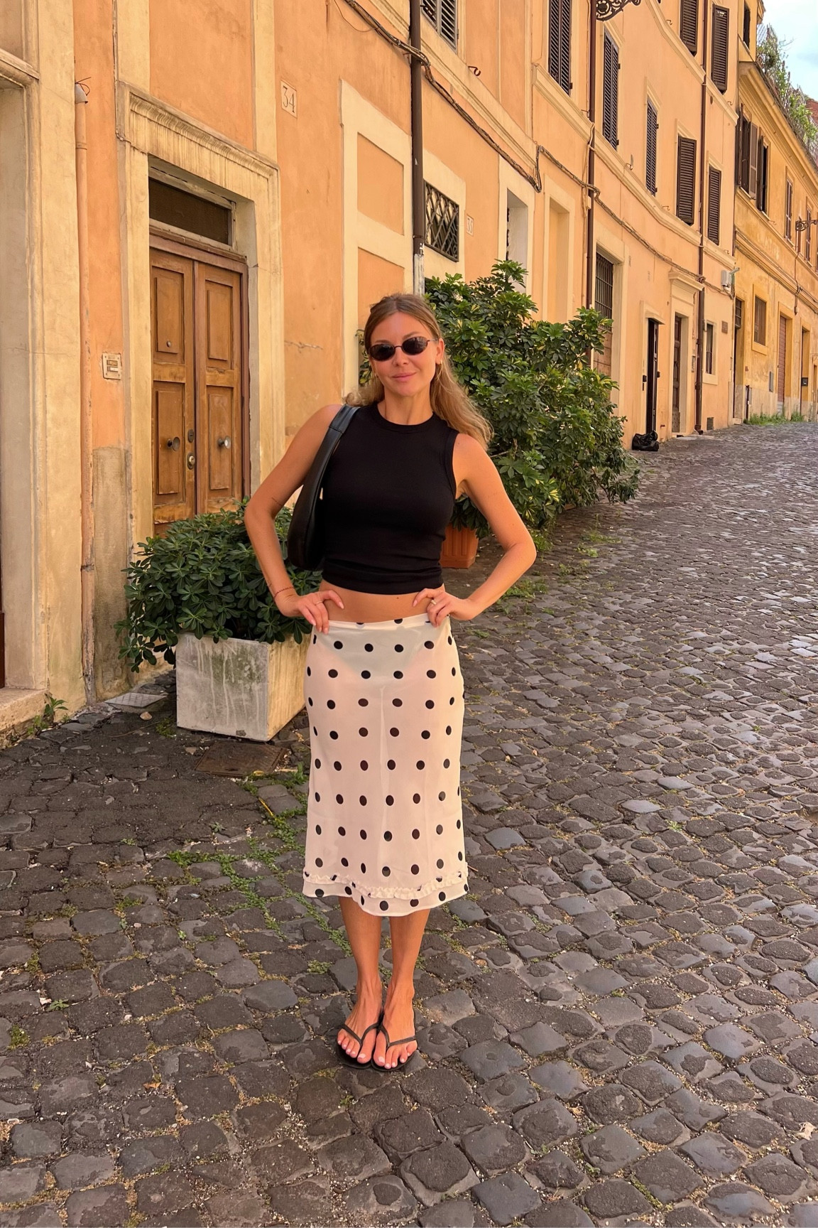 Polka dot skirt 