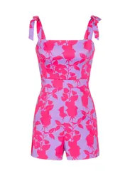Tie Shoulder Romper | Rent the Runway