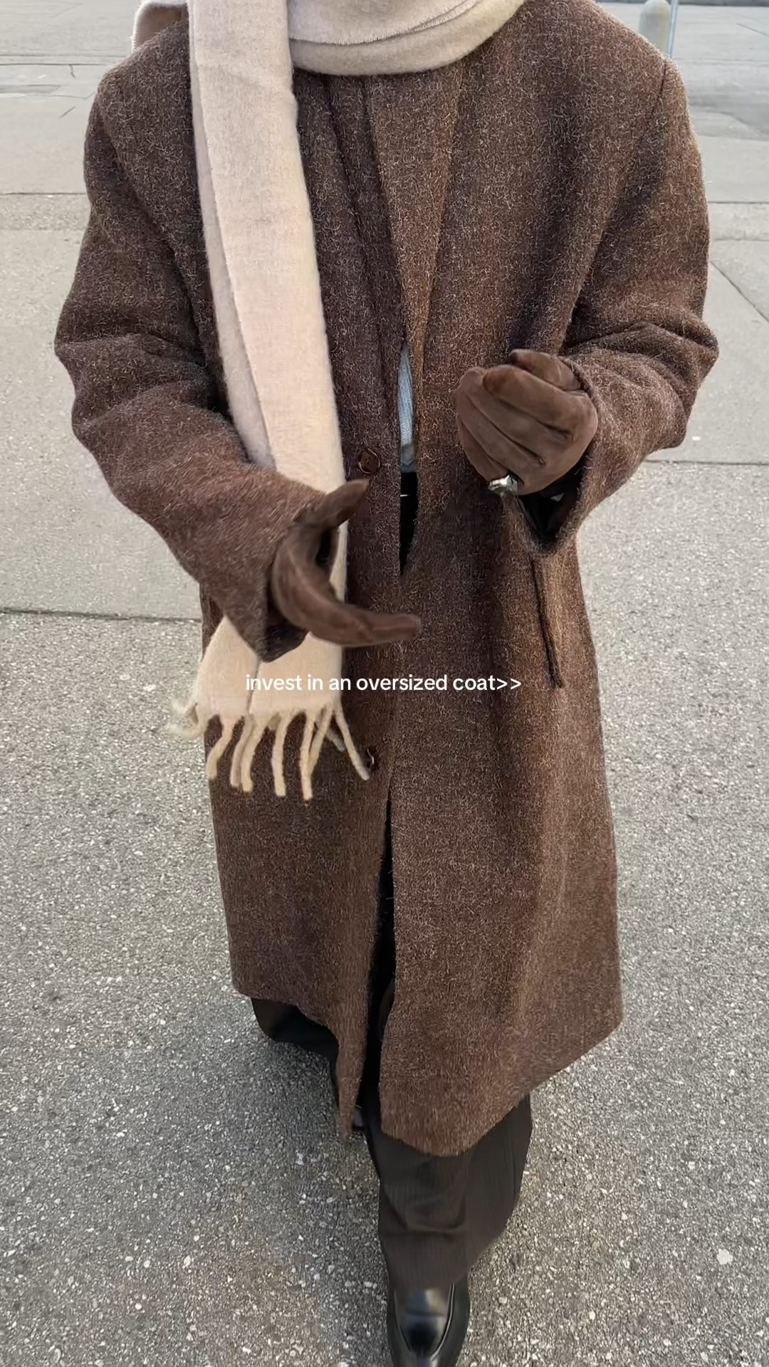 Oversized Mantel für winter | Mantel braun

#LTKherren #LTKwinter #LTKdeutschland