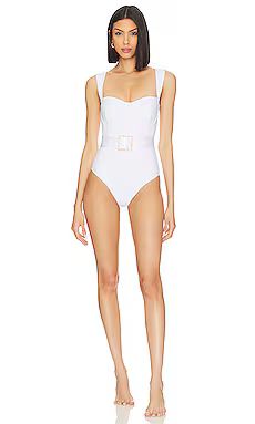 BEACH RIOT Dina One Piece in White from Revolve.com | Revolve Clothing (Global)