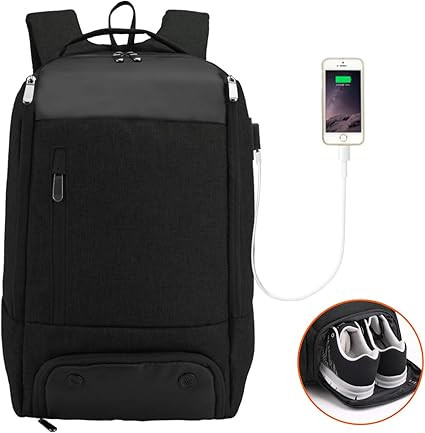 Business Laptop Backpack with Shoe Compartment, MarsBro Travel Sport Gym Work Computer Bag with U... | Amazon (US)